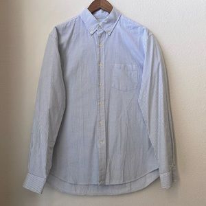 🆕 Duck Head Pinstripe Button Down Dress Shirt - Blue & White